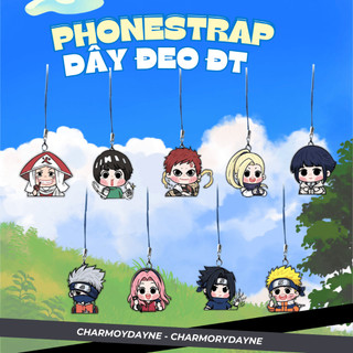 Dây treo điện thoại/phonestrap NARUTO mica acrylic dây móc khóa tiện lợi xinh xắn