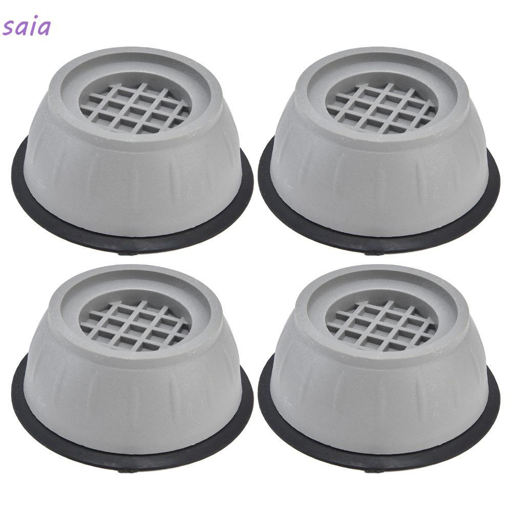 SAIA 4 Miếng Lót Chống Rung, Miếng Lót Nội Thất Chống Trượt 8cm / 9cm, Phụ Kiện Nhựa Đa Năng Máy Giặt Chân Đệm Tủ Lạnh