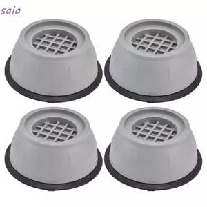 SAIA 4 Miếng Lót Chống Rung, Miếng Lót Nội Thất Chống Trượt 8cm / 9cm, Phụ Kiện Nhựa Đa Năng Máy Giặt Chân Đệm Tủ Lạnh