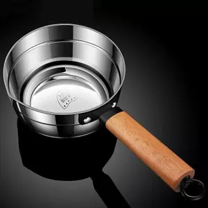 Nhà bếp bằng thép không gỉ 304 dày với Olecranon Phao nước cầm tay dài kiểu cũ Thìa nước lớn Househ
