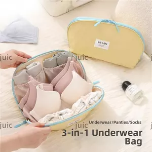 Túi đựng quần áo JUIC, Chức năng nén Túi đựng đồ lót đa năng, Bộ ba trong một di động nhẹ Dụng cụ sắp xếp hành lý Sử dụng du lịch