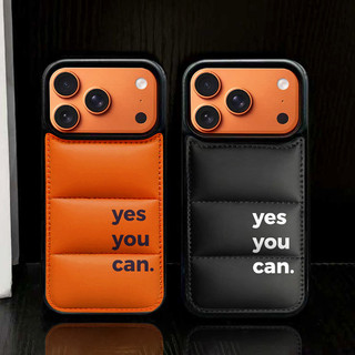 Áo khoác lấp đầy bông vâng bạn có thể Vỏ điện thoại truyền cảm hứng cho iPhone 17 16 15 14 13 12 11 Pro Max
