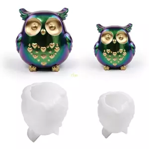 Flgo Khuôn Handmade Đồ Thủ Công Hình Cú Thích Hợp Cho Các Dự Án Nhựa Thủ Công Và Trang Trí Nhà