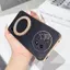 YJD Ốp Lưng Cho Huawei Nova 14i Vàng Da Lụa Mạ Điện Khung Giá Đỡ Chống Rơi Vỏ Điện Thoại