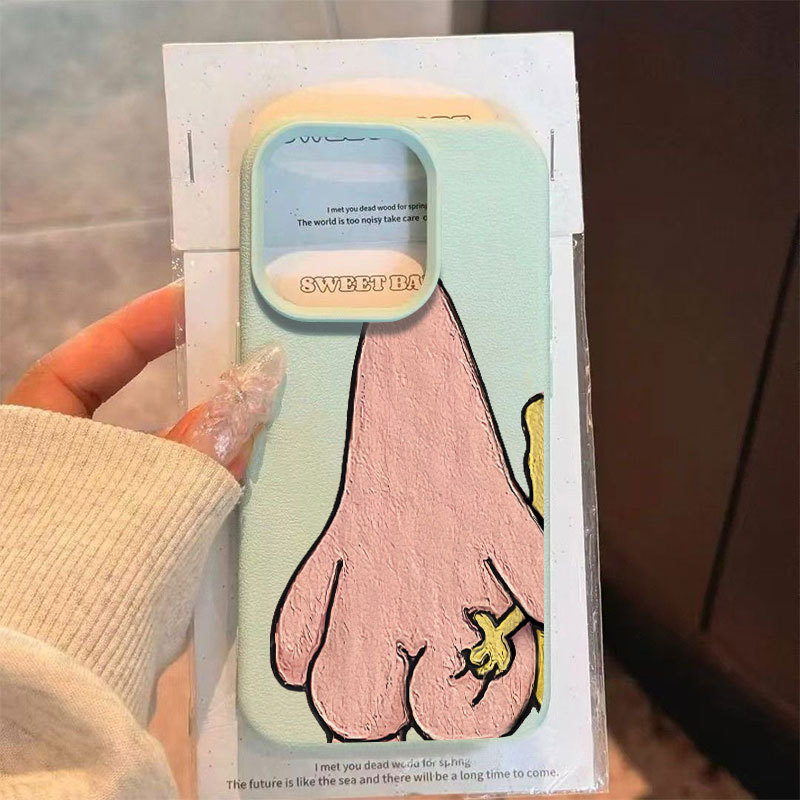 Ốp Lưng iPhone TPU Hoạ Tiết Da Mềm SpongeBob Patrick Star, Bảo Vệ Camera - iP X/XS/11/12/13/14/15/16/17/Plus/Pro/Max/Air
