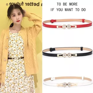 Thắt Lưng Nữ Mỏng Phong Cách Hàn Quốc, Hoàn Hảo Cho Đầm Thời Trang