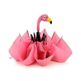 Tấm Che Nắng Hình Flamingo Hoạt Hình Màu Hồng, Gấp Gọn Tiện Lợi
