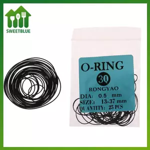 SWEET 1Pa 0.5 / 0.6 / 0.7 / 0.8MM Đồng hồ cao su chống thấm nước Vòng chữ O Ba Bao Gioăng Sửa chữa đồng hồ cho dụng cụ làm đồng hồ Phụ kiện n