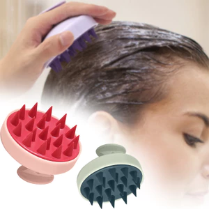 【Roshy】Lược gội đầu đa năng dùng được cả khi ướt và khô bàn chải massage chăm sóc da đầu bàn chải gội đầu bằng