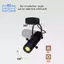 Theo dõi Thanh chiếu sáng có thể điều chỉnh độ sáng Chế độ biến đổi Focus COB Downlight LED Đèn trần 15W Trung tâm mua sắm Đèn pha KTV Trắng