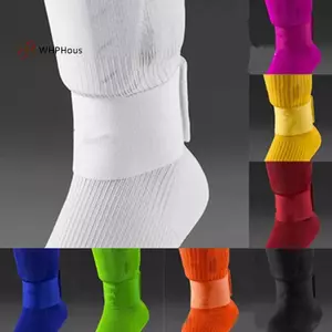 Băng cố định chân Shin Guard đàn hồi, điều chỉnh được - Phù hợp bóng đá và đi xe đạp