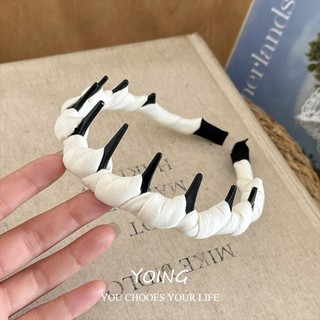 Kẹp Tóc Lông Tơ Kẻ Sọc, Phù Hợp Cho Mùa Hè