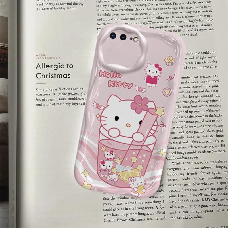Ốp Lưng Cho iPhone 7Plus iPhone 8Plus iPhone 7 8 Plus Phim Hoạt Hình Kem Cặp Đôi Mèo Mềm TPU 3D Sóng Silicon Vỏ Điện Thoại