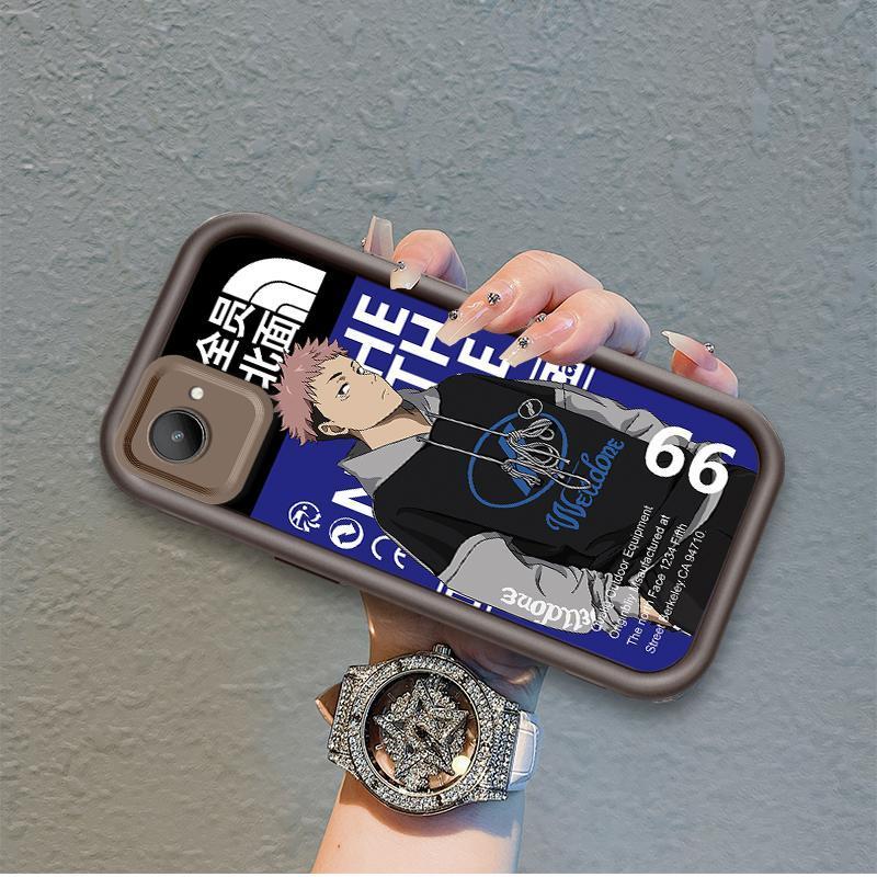 Ốp Lưng Cho Realme C30 C30S Hoạt Hình Silicon Điện Thoại Thông Minh Mềm TPU Jujutsu Kaisen Anime Mắt Thiên Thần Chống Sốc Ốp Lưng