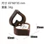 Lời cầu hôn bằng gỗ Trái tim tình yêu Hộp đựng đồ trang sức Bao bì Kỷ niệm đám cưới Quà tặng ngày lễ tình nhân 4,22