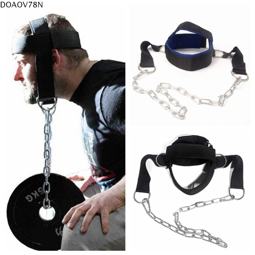 Dây nịt cổ đầu DOAOV78N, Huấn luyện cổ đầu thể hình có thể điều chỉnh, Vòng bi trọng lượng Tăng cường sức mạnh Cổ bền Huấn luyện sức mạnh vận động viên