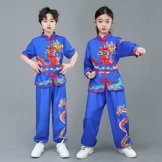 Quần áo biểu diễn, tập luyện võ thuật trẻ em & thanh niên – Bảo tàng cơ sở, thi đấu 260423