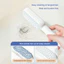 【Roshy】lược chống tĩnh điện gia dụng. Lược ma thuật thu gọn sang trọng lược làm sạch tóc chuyên dụng
