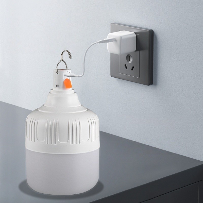 Đèn tích điện LED chống nước, 3 chế độ ánh sáng trắng, pin dung lượng cao, siêu sáng