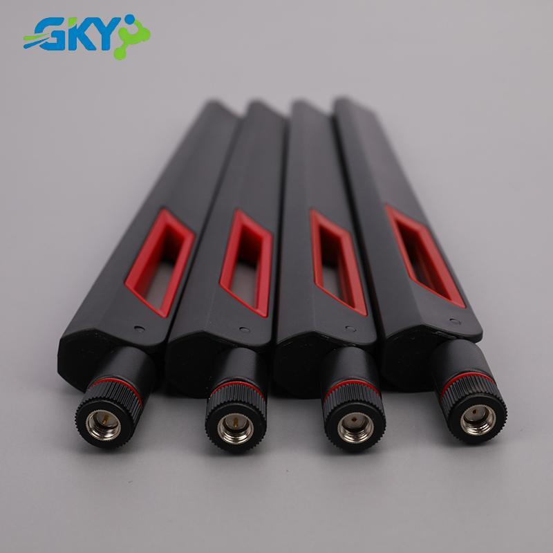 GKY 2 chiếc 10 dbi Ăng-ten WIFI băng tần kép 2.4G 5G 5.8Gh Ăng-ten đa năng Bộ khuếch đại GKY