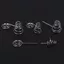 EDIWANY 10 CÁI Pin Lò xo dây NIckel, Phụ kiện DIY Pin dây Niken Cuộn dây tích cực và âm, Cuộn dây âm Cuộn dây tích cực bền Pin Liên hệ lò xo