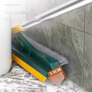 Cây Chổi Chà Sàn Và Gạt Nước Nhà Tắm, Nhà Vệ Sinh Đa Năng 3 Trong 1, Chổi Cọ Sàn Và Gạt Nước -FE120