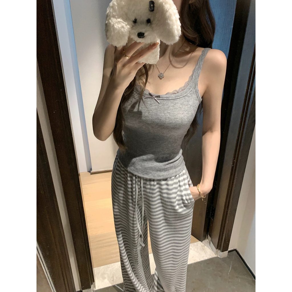 SUXI Áo hai dây mềm mại dành cho nữ mùa hè 260423