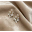 Thời trang bông tai nữ với hoa nơ kim cương dát zircon, tinh tế và đa năng