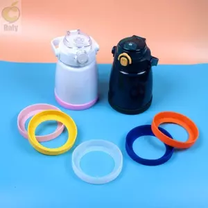 ROLY 11.5 / 12 / 12.5cm Boot Cho Bình Nước, Vỏ Bảo Vệ Cốc Nước Cách Nhiệt Chống Trơn Trượt, Vòng Chống Rơi Nhiều Kích Cỡ Phụ Kiện Chai Nước Cho Tyeso / Aqua Bình 64oz