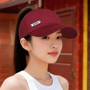 Mũ Bóng Chày Nữ Mềm Điều Chỉnh Được, Phong Cách Mới, Chống Nắng Cho Mùa Hè