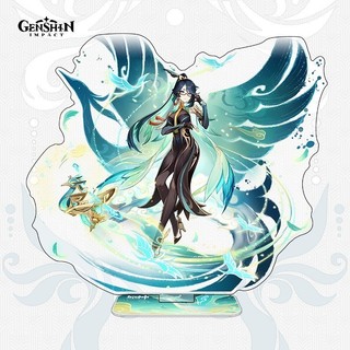 Genshin impact figure Navia Acrylic stand Furina stand Màu nước phong cách đứng