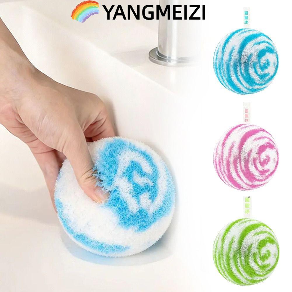 Bàn chải bồn rửa phòng tắm YANGMEIZI, Dụng cụ làm sạch Bóng làm sạch máy tính để bàn mềm, Bóng làm sạch bồn tắm không rụng sáng tạo cho gia đình