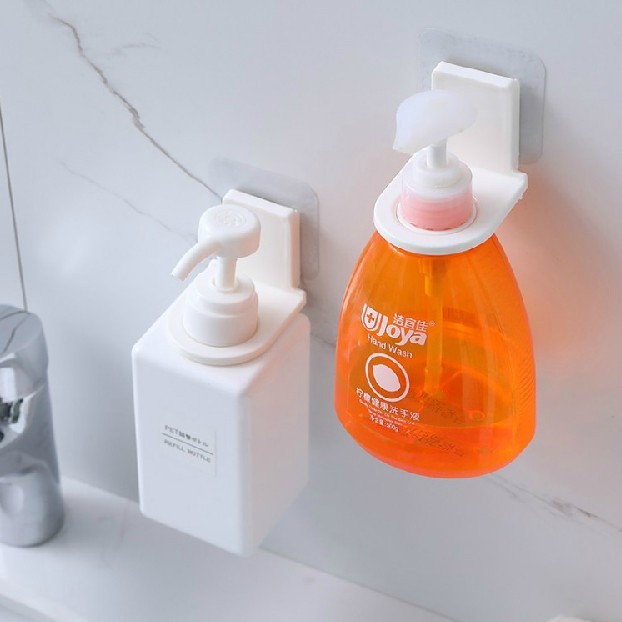 Móc Treo Dầu Gội Đầu, Sữa Tắm Dán Tường Siêu Chắc Tiết Kiệm, Móc Treo Chai Xà Phòng Rửa Tay