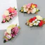 Phụ kiện tóc cô dâu WEETW, Lược chải tóc hoa lãng mạn bằng kim loại, Forest Series Vintage Mô phỏng hoa Retro Hoa hồng phù dâu Mũ nón Prom