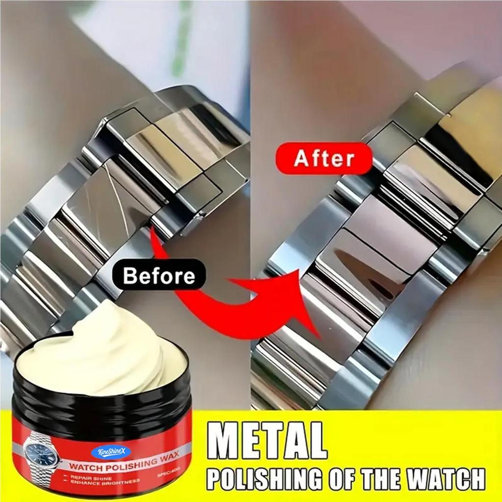 Đồng hồ loại bỏ vết xước Bộ pha lê với miếng bọt biển 30g Đồng hồ Kem đánh bóng trầy xước để phục hồi bóng Làm sạch bằng đồng thau không gỉ mueadsyvn
