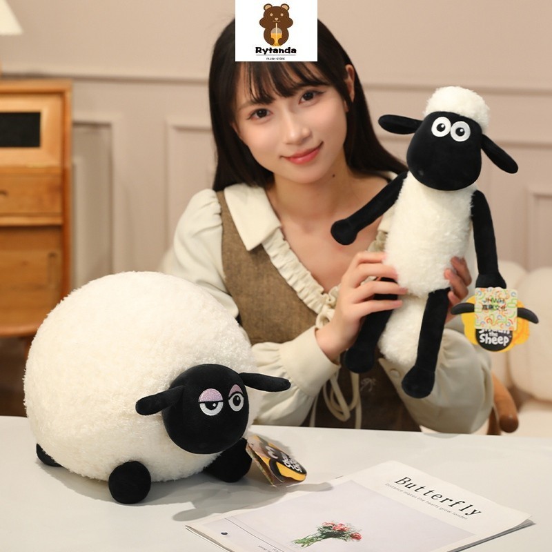 Rytanda Mô Phỏng Dễ Thương Shaun The Sheep Sang Trọng Đồ Chơi Cho Bé Trai Bé Gái Cừu Sang Trọng Búp Bê Gối Thú Vui Nhộn Búp Bê Móc Khóa Sofa Đệm Trẻ Em Đồ Chơi Nhẹ Nhàng Trang Trí Quà Tặng Sinh Nhật