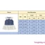 Đầm Denim chữ A cho bé gái màu xanh không tay cổ búp bê ren chắp vá Váy viền