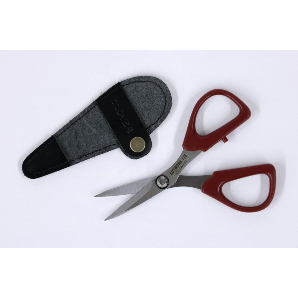 Clover Keo Cutwork Luoi Cong 115mm Nhat Ban/36-668/Thep Khong Gi/Bao Da/Cat Vai Chinh Xac