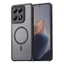 Ốp điện thoại có thể sạc lại, tương thích với Xiaomi 15T Pro và 14TPro, kết thúc mờ, cạnh sau gia cố, chống sốc, bìa cứng, hỗ trợ từ tính.
