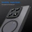 Ốp điện thoại có thể sạc lại, tương thích với Xiaomi 15T Pro và 14TPro, kết thúc mờ, cạnh sau gia cố, chống sốc, bìa cứng, hỗ trợ từ tính.
