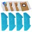 Dành Cho Robot Hút Bụi R10 Bộ Phụ Kiện Thay Thế Với Khăn Lau Microfibre Và Túi Thu gom Bụi