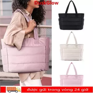 Túi xách nữ DUSKGLOW, Túi Tote nhiều túi dung tích lớn, Túi đeo vai thông thường đa năng dành cho công sở du lịch Cửa hàng phòng tập thể dục bãi biển
