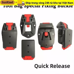 Khóa thắt lưng SUNKISSD, Kẹp túi thắt lưng ABS chắc chắn, Thay thế chất lượng cao Dây đai công cụ tương thích bền bỉ Sử dụng chuyên nghiệp
