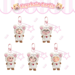 Keychain Cortis các thành viên, ver3 gấu chibi kết hợp nhiều phụ kiện