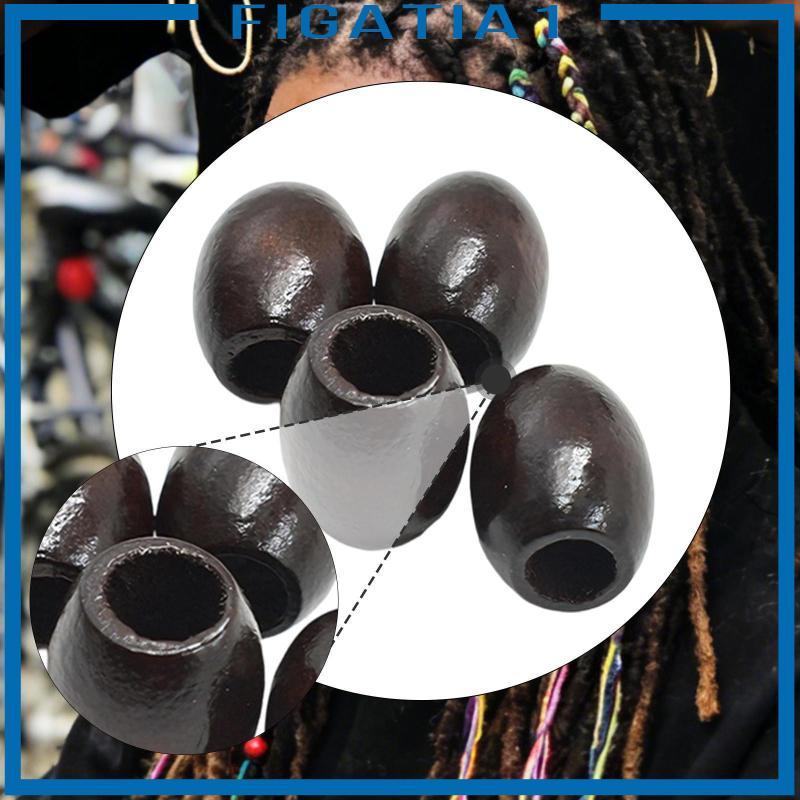 100 Miếng Lỗ Lớn Hình Bầu Dục Hạt Gỗ Thủ Công Phụ Kiện Miếng Đệm Mặt Dây DIY Thích Hợp Cho Vòng Tay Dây Chuyền Tóc Trang Trí Nhà Cửa Quà Tặng
