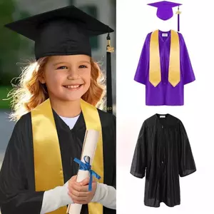 Bộ áo choàng và mũ ăn trộm flgo dành cho trẻ em Polyester Thiết kế cử nhân thoáng khí Dễ dàng mặc Tốt nghiệp