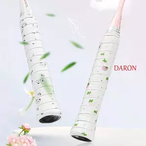 Tay cầm cầu lông DARON, Tay cầm thấm mồ hôi Băng nỉ cầu lông, Phụ kiện cầu lông Gấu trúc chống trượt Phim hoạt hình Vợt kẹp băng Squash