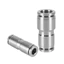 Đầu nối Tee khí nén bằng thép không gỉ 304 Đầu nối nhanh Ống khí khuỷu tay thẳng PE6 / 4 / PU8 / 10 / PY12mm