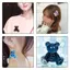 AqToCna DIY Pha Lê Nhựa Dính Khuôn Gấu Bông Tai Thổ Cẩm Kẹp Tóc Gấu Khuôn Silicon Cho DIY Nhựa Thủ Công Mặt Dây Trang Sức Làm AqToCna