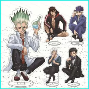 HT2 Dr.STONE Hình Đồ Chơi Mô Hình Acrylic Đứng Anime Tấm Giá Đỡ Chrome Senkuu Ishigami Trang Trí Nhà Bộ Sưu Tập Quà Tặng TH2
